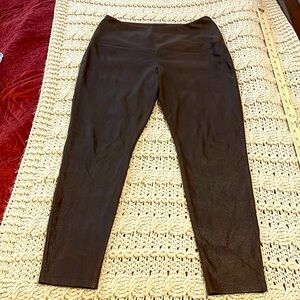 Athena Marie Faux‎ Leather Leggings Women’s M Brown snake Pattern lightweight